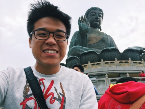 Me and the Tian Tan Buddha 